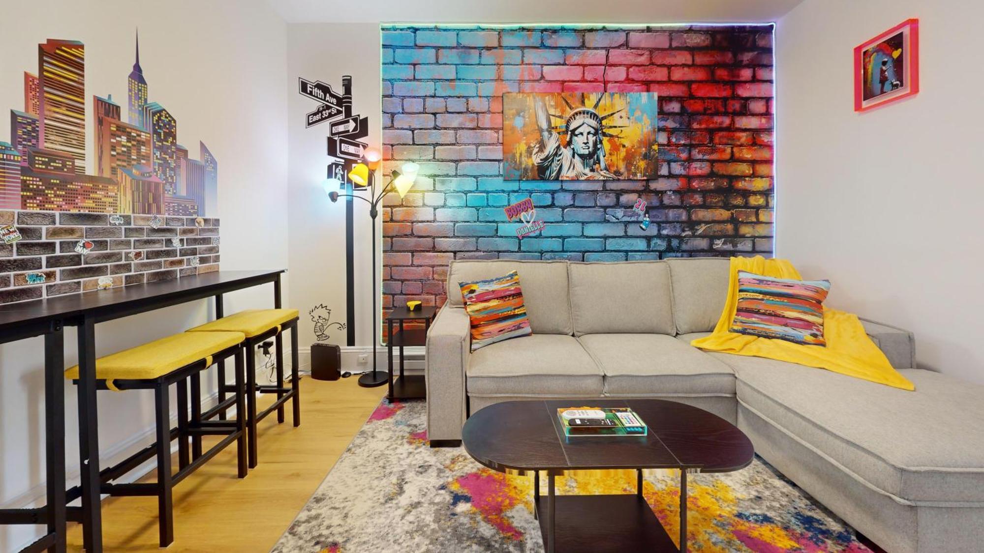 ホーボーケンFunky & Colorful Urban Getaway, 20 Minutes To Nycアパートメント エクステリア 写真